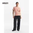【AIGLE】女 有機棉短袖T恤(AG-FAD02A026 深粉紅)