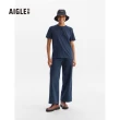 【AIGLE】女 有機棉短袖T恤(AG-FAD02A057 深藍)