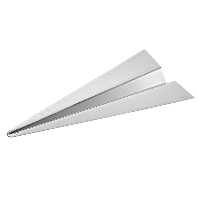 【PHILIPPI】德國 Airplane紙飛機不鏽鋼直尺 20cm / 量尺 伸縮捲尺 量衣尺 聖誕禮物 年末送禮