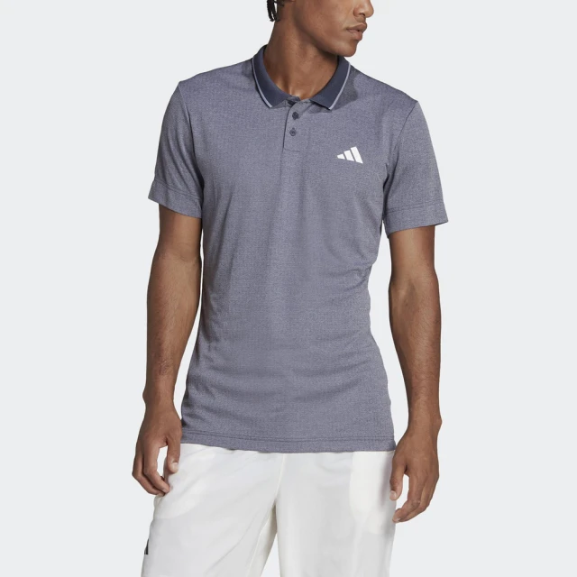 adidas 愛迪達 T Freelift Polo 男 POLO衫 短袖 上衣 亞洲版 網球 訓練 灰藍(HS3315)