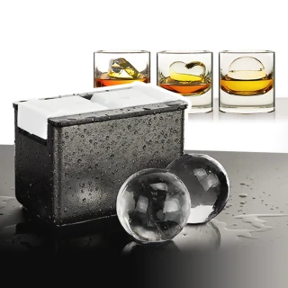 【ARZ】外銷日本 威士忌冰球 4款造型 製冰盒(純淨透明老冰 造型冰塊 冰塊模具)
