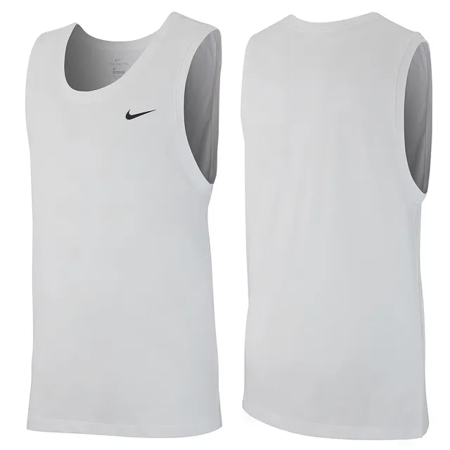 【NIKE 耐吉】背心 男款 運動背心 AS M NK DF TANK DFC SOLID 白 AR6070-100