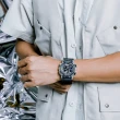 【CASIO 卡西歐】G-SHOCK 半透明迷彩潮流雙顯手錶(GA-100SKC-1A)