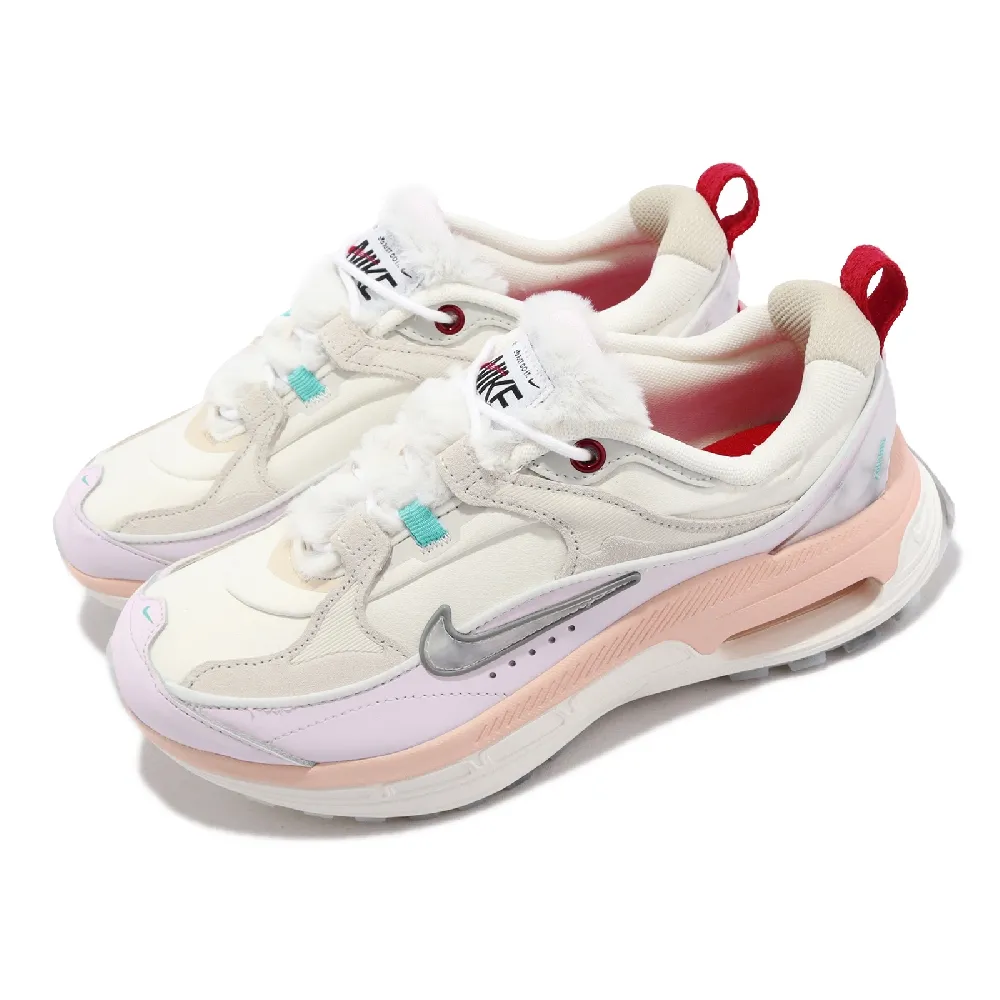 NIKE 耐吉】休閒鞋Wmns Air Max Bliss 女鞋白橘Leap High 毛絨絨