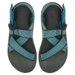 【CHACO】男 MEGA Z/CLOUD涼鞋 寬織標準款CH-MLM01HJ25(凝露水藍)
