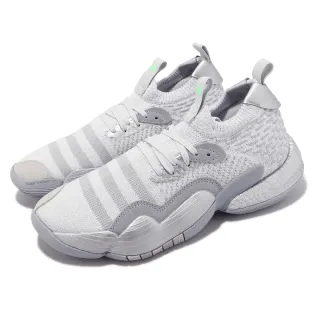 【adidas 愛迪達】籃球鞋 Trae Young 2.0 男鞋 灰 銀 崔楊 針織 襪套 愛迪達 Dash Grey(HQ0997)