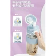 【小茶日記】粗吸管珍珠奶茶水瓶/環保杯-1100ml(手搖飲料外帶杯)