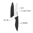 【EXCELSA】附套陶瓷蔬果刀 12.5cm(切刀 小三德刀)