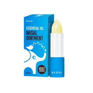 【BEGGI】精油護鼻膏_成人款 3.5g(台灣代理公司貨 鼻塞 鼻癢 鼻子過敏 噴嚏 舒眠 居家必備)