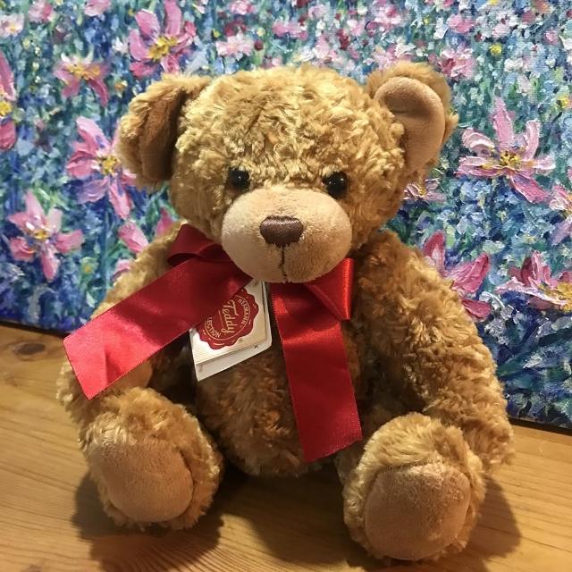 【HERMANN TEDDY】德國赫爾曼泰迪熊彼特王子泰迪熊有鳴叫聲(正版泰迪熊德國製手腳可動)