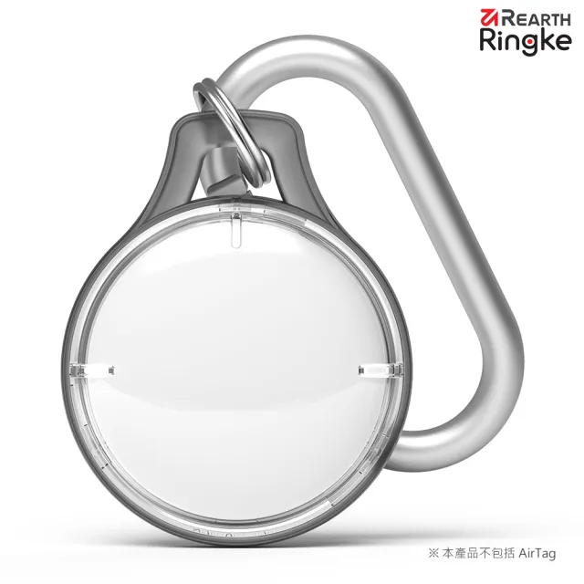 【Ringke】Apple AirTag Slim 輕薄保護殼－1入 透明 透黑 透紫 透綠(Rearth 附登山扣)