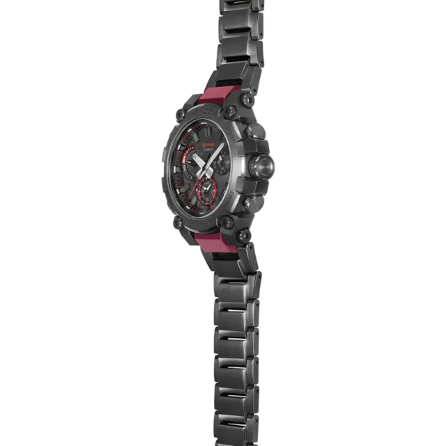 【CASIO 卡西歐】G-SHOCK MT-G系列 太陽能x藍牙 電波雙核心防護腕錶 50.9mm / MTG-B3000BD-1A