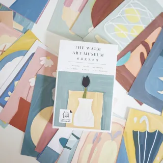 【德德小品集】明信片 有溫度藝術館 30張(抽象畫 油畫 版畫 作品集 日常 簡約風)