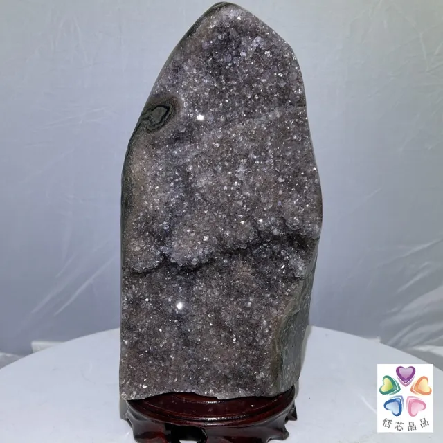 【恬芯晶品】天然招財意象彩色晶鎮 2000g以上款隨機出貨(烏拉圭天然水晶消磁淨化招財開運財位磁場運勢提升)