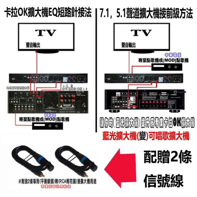 【BARY】專業前級混音擴大機聲音處理器+麥克風2組(EP-898)