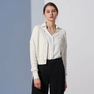 【SST&C】白色簍空針織衫罩衫8662304001(換季55折)