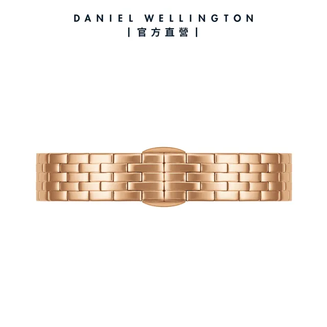 【Daniel Wellington】DW 手錶 Quadro Melrose Lumine 20X26 星辰貝母盤珠寶式錶鏈-白錶盤(DW00100620)