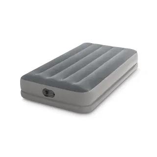 【INTEX】雙層單人加大充氣床-寬99cm-USB電源-內建電動幫浦(64112)