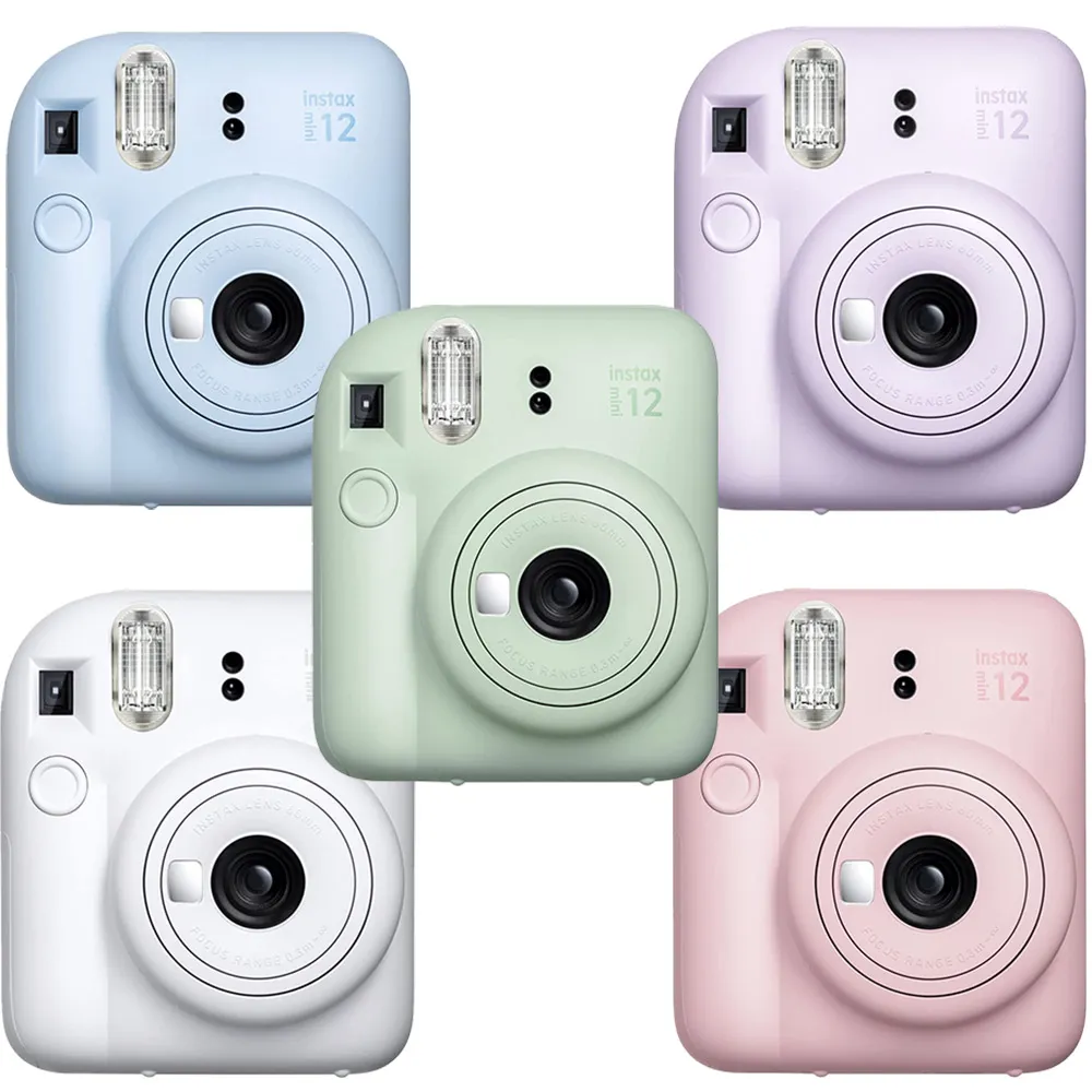 【FUJIFILM 富士】instax mini 12 拍立得--公司貨(束口袋)