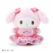 【小禮堂】Sanrio大集合 換裝玩偶通用服飾配件 S - 粉洋裝款(平輸品)