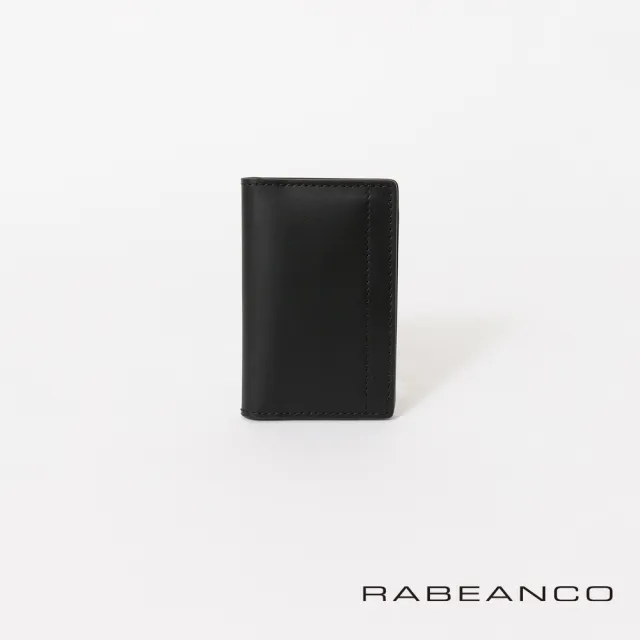 【RABEANCO】中性簡約名片夾/真皮名片夾(深駝/黑)