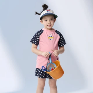 【沙兒斯】流行女童短袖二件式裙款泳裝(NO.B8623058)