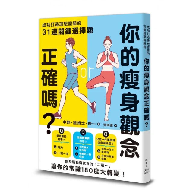 你的瘦身觀念正確嗎？成功打造理想體態的31道關鍵選擇題