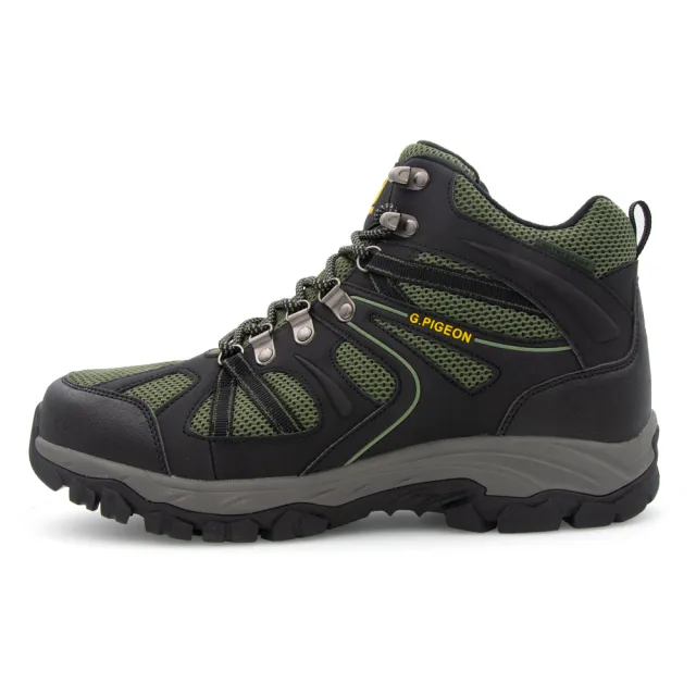 【G.P】男款高筒防水登山休閒鞋-P8873M-60綠色(SIZE:39-44 共二色)