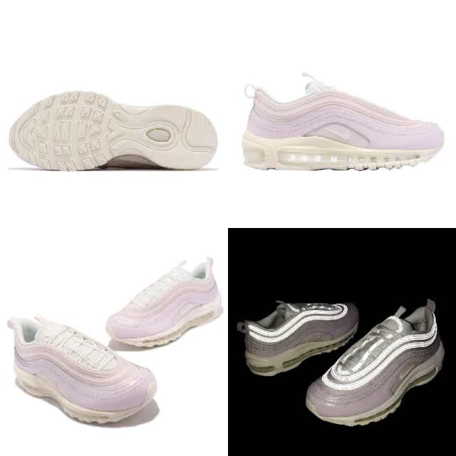 NIKE 耐吉】休閒鞋Wmns Air Max 97 女鞋粉紅櫻花粉白子彈鞋氣墊復古