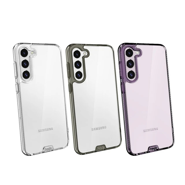 【hoda】Samsung Galaxy S23+ 晶石玻璃軍規防摔保護殼