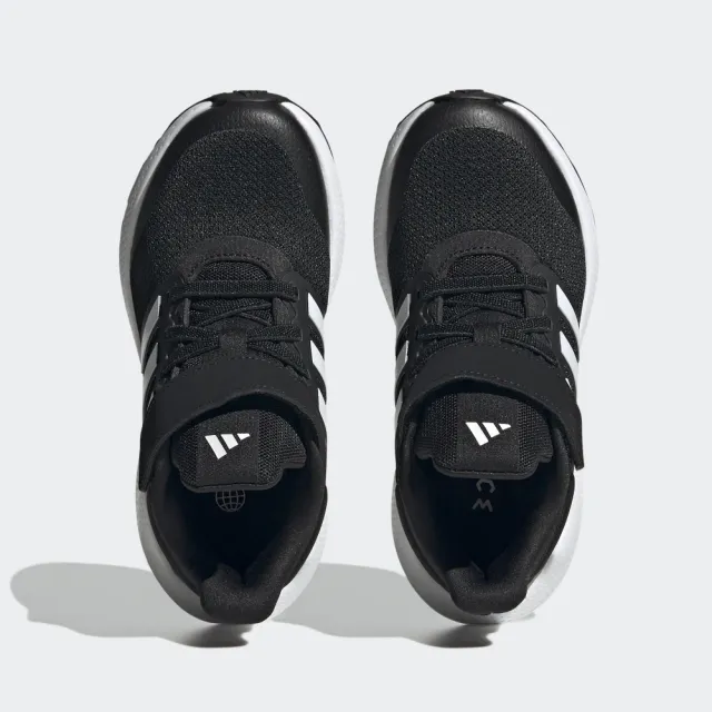 【adidas 愛迪達】運動鞋 童鞋 兒童 魔鬼氈 ULTRABOUNCE 黑 HQ1294