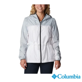 【Columbia 哥倫比亞 官方旗艦】女款- Alpine Chill™UPF40風衣-灰藍(UWR91530GL / 2023年春夏)