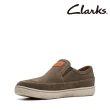 【Clarks】男款Hodson Step 縫線設計彈性大底便鞋(CLM72159C)