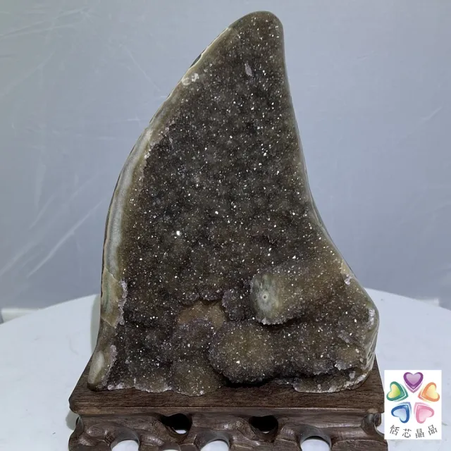 【恬芯晶品】天然招財意象彩色晶鎮 600g以上款隨機出貨(烏拉圭天然水晶消磁淨化招財開運財位磁場運勢提升)