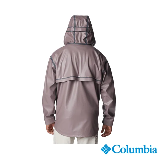 【Columbia 哥倫比亞 官方旗艦】男款-Coral Ridge™OutDry零滲透防水外套-藕紫色(UWE16130OU / 2023春夏)