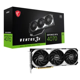 【MSI 微星】GeForce RTX 4070 VENTUS 3X 12G OC 顯示卡