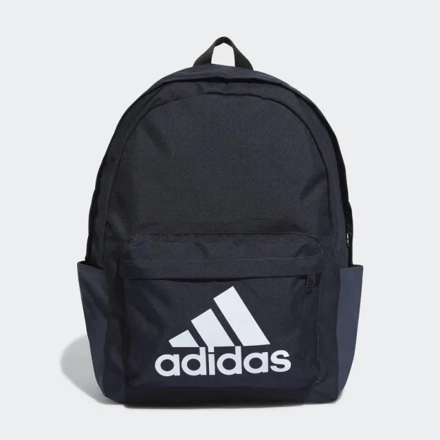 【adidas 愛迪達】後背包 運動包 書包 旅行包 登山包 CLSC BOS BP 黑 HR9809