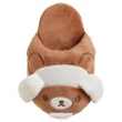 【San-X】拉拉熊 懶懶熊 可愛兔耳系列 絨毛室內拖鞋 蜜茶熊(Rilakkuma)