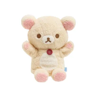 【San-X】拉拉熊 懶懶熊 療癒系列 絨毛手偶娃娃 牛奶熊(Rilakkuma)