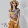 【MEDUSA 曼度莎】現貨-彩色方塊超輕盈天絲棉上衣（M-2L）｜女上衣 無袖上衣 加大尺碼(101-74601)