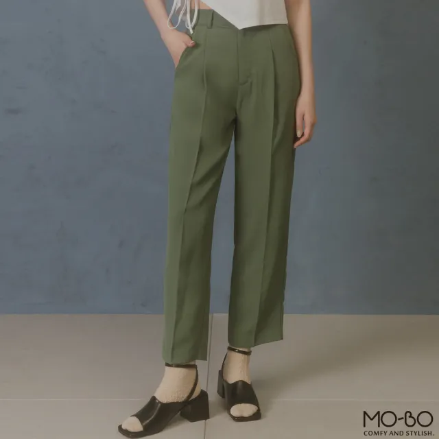 【MO-BO】鬆緊腰活褶老爺褲