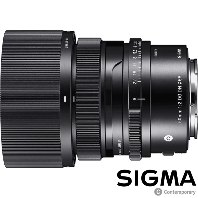 【Sigma】50mm F2 DG DN Contemporary for L-MOUNT 接環(公司貨 標準大光圈人像鏡 i系列 全片幅鏡頭)