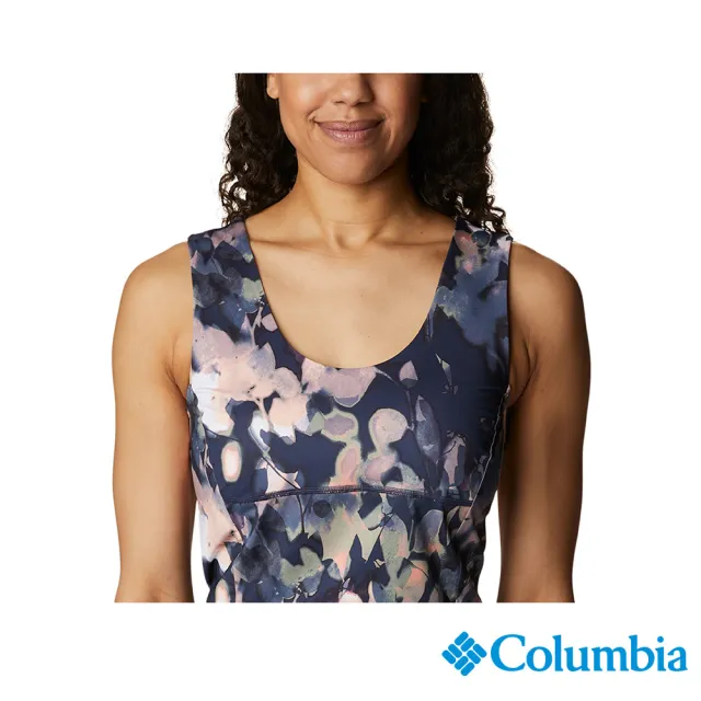 【Columbia 哥倫比亞 官方旗艦】女款-Boundless Trek™快排背心－印花(UAR94710FW)
