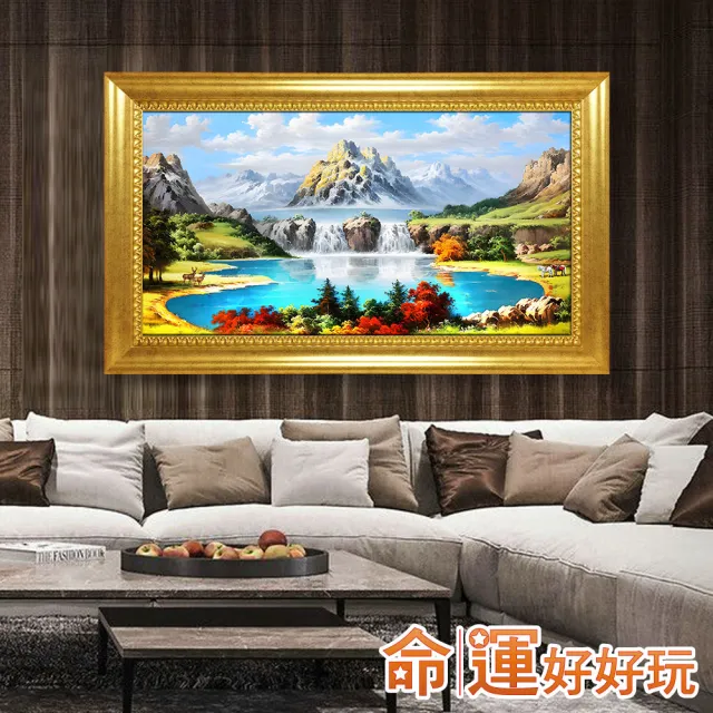 命運好好玩】八方聚財金富風水畫- momo購物網- 好評推薦-2025年12月