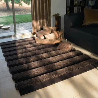 【Fuwaly】德國Esprit home 牧木地毯-140x200cm-ESP2521-05(橫紋 柔軟 起居室 書房 大地毯)