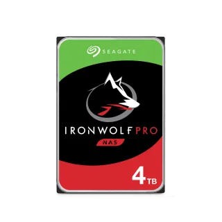 【SEAGATE 希捷】IronWolf Pro 4TB 3.5吋 7200轉 256MB NAS內接硬碟(ST4000NT001)