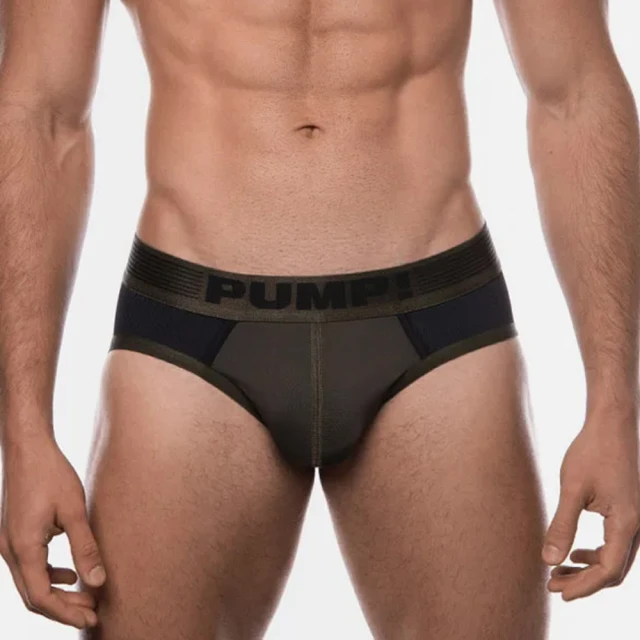 【PUMP!】軍用螺紋三角內著 Military Ribbed Brief_12044