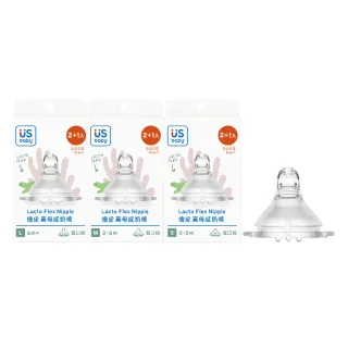 【US BABY 優生】真母感愛地球奶嘴(寬口徑3入)