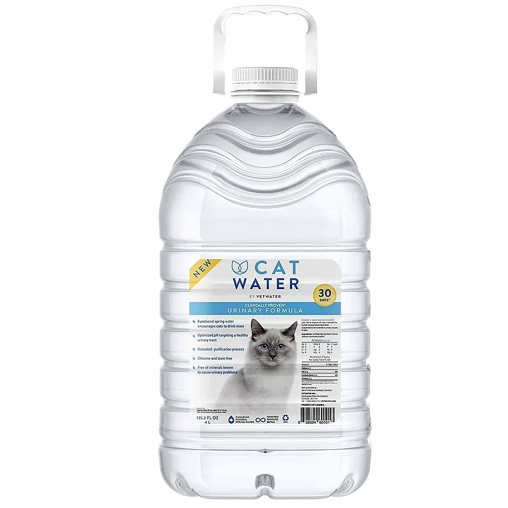 【Catwater促泌康】喵喝水/冰川水4L(貓咪飲用水/泌尿道保健專用)
