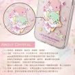 【apbs】三麗鷗 Kitty Samsung Galaxy S23 Ultra / S23+ / S23 輕薄軍規防摔水晶彩鑽手機殼(星際雙子星)
